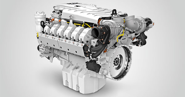 Liebherr 12 cylinder diesel engine