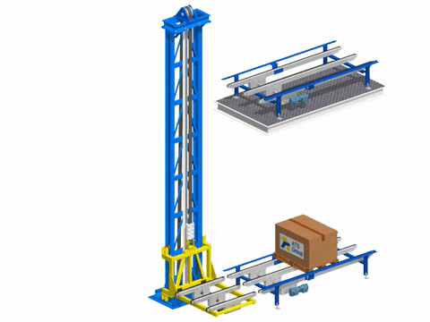 Elevator for pallet
