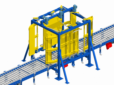 Pallet squaring unit