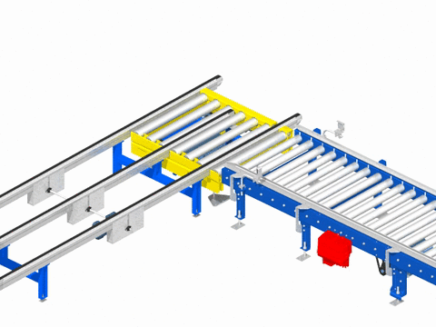 Roller orthogonal deviation table